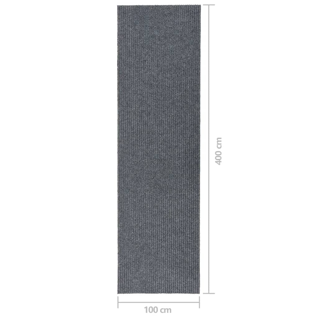 Dirt Trapper Carpet Runner 100x400 cm Grey