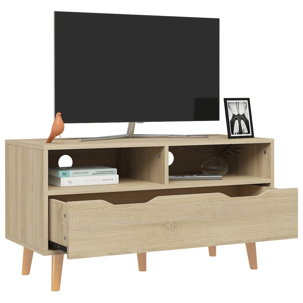 TV Cabinet Sonoma Oak 90x40x48.5 cm Engineered Wood