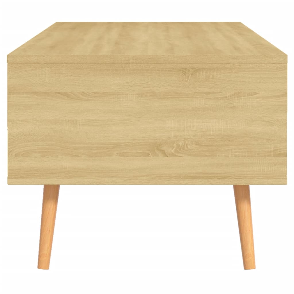 Coffee Table Sonoma Oak 100x49.5x43 cm Engineered Wood