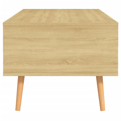 Coffee Table Sonoma Oak 100x49.5x43 cm Engineered Wood