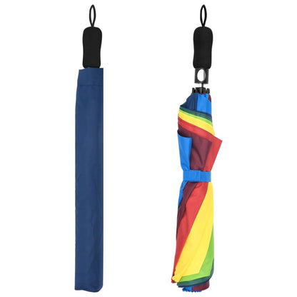 Automatic Folding Umbrella Multicolour 124 cm