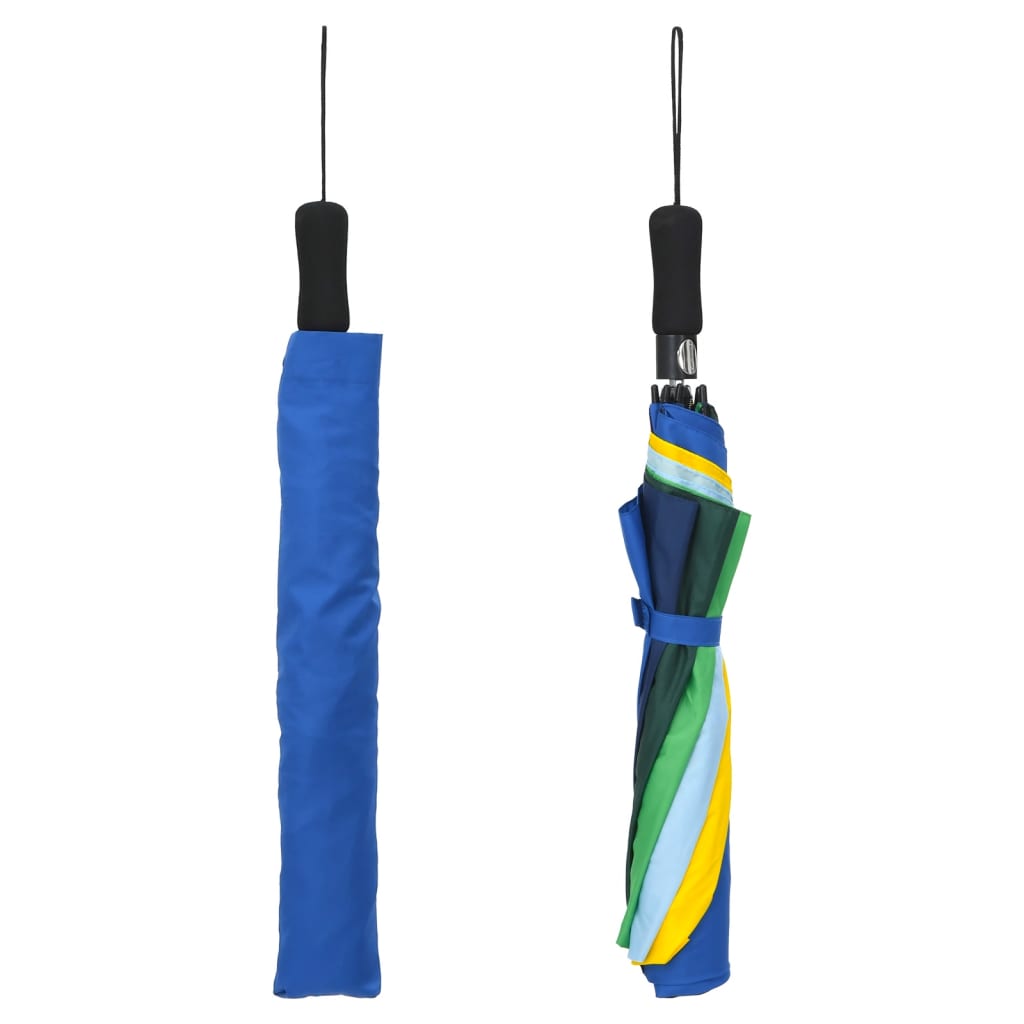 Automatic Folding Umbrella Multicolour 124 cm