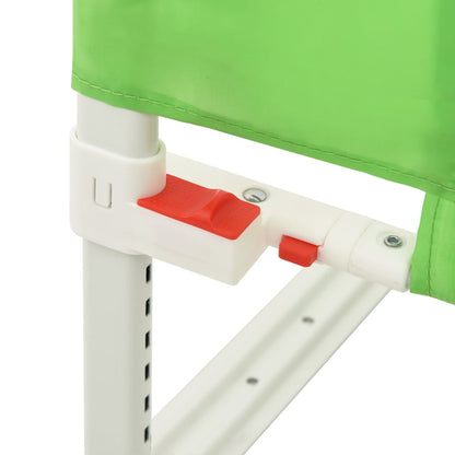 Toddler Safety Bed Rail Green 100x25 cm Fabric