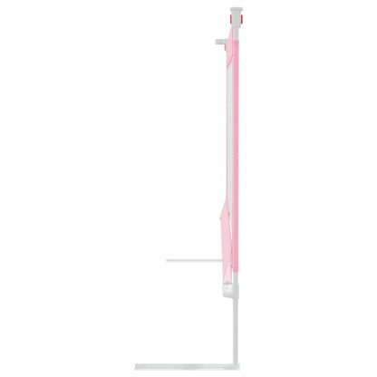 Toddler Safety Bed Rail Pink 100x25 cm Fabric