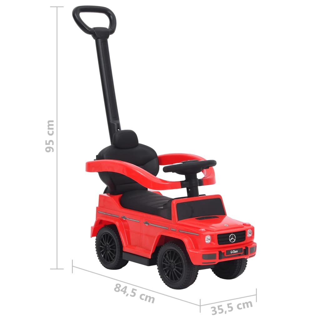 Push Walk Car Mercedes-Benz G63 Red