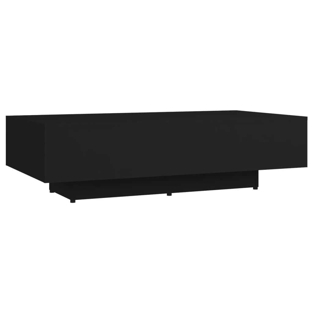 Coffee Table Black 100x49.5x31 cm Engineered Wood