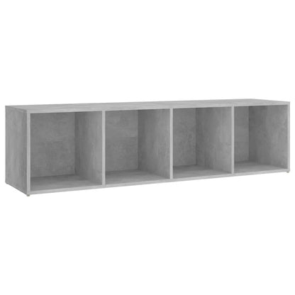 TV Cabinet Concrete Grey 142.5x35x36.5 cm Engineered Wood