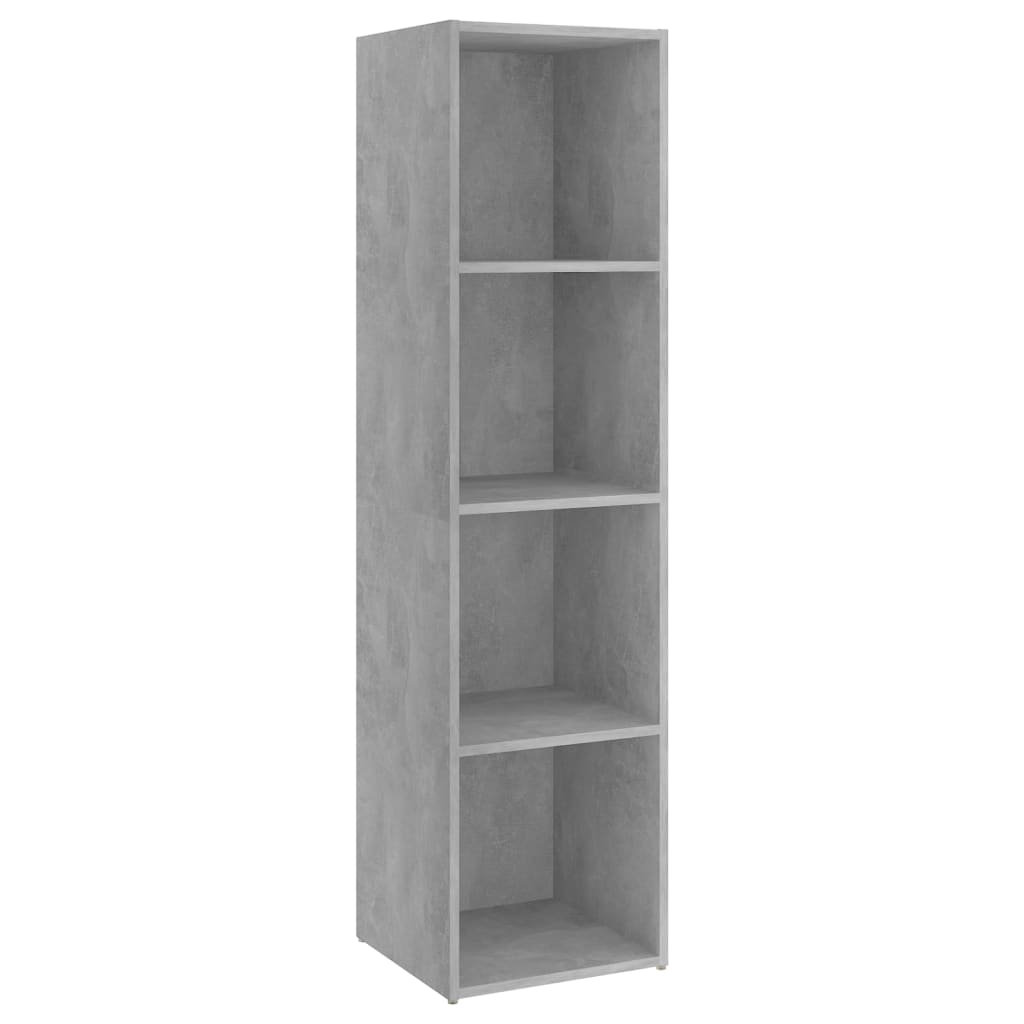 TV Cabinet Concrete Grey 142.5x35x36.5 cm Engineered Wood