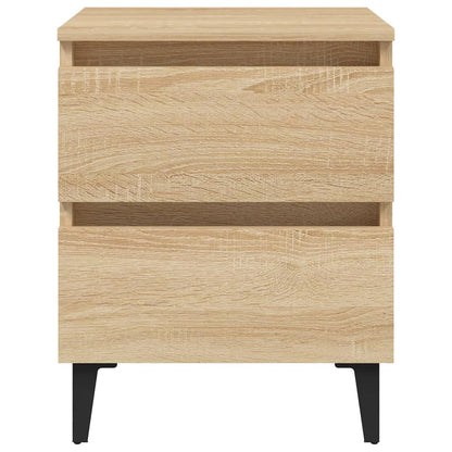 Bed Cabinets 2 pcs Sonoma Oak 40x35x50 cm Engineered Wood