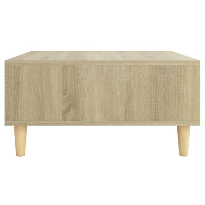 Coffee Table Sonoma Oak 60x60x30 cm Engineered Wood