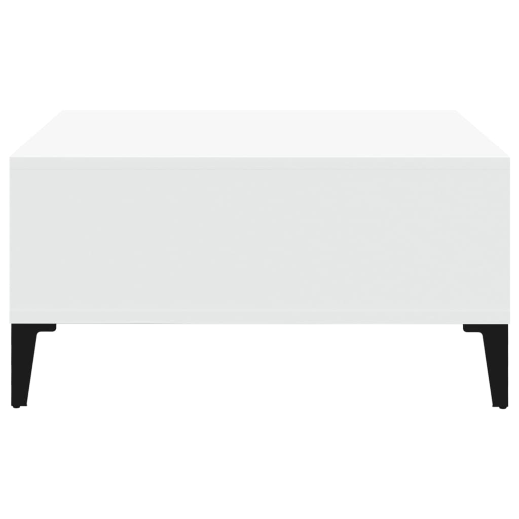 Coffee Table White 60x60x30 cm Engineered Wood