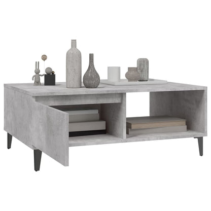 Coffee Table Concrete Grey 90x60x35 cm Engineered Wood