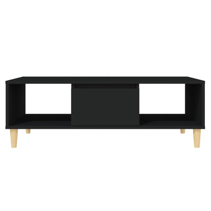 Coffee Table Black 103.5x60x35 cm Engineered Wood