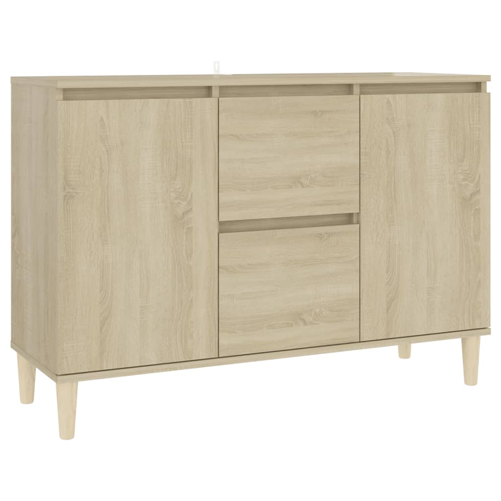 Sideboard Sonoma Oak 101x35x70 cm Engineered Wood