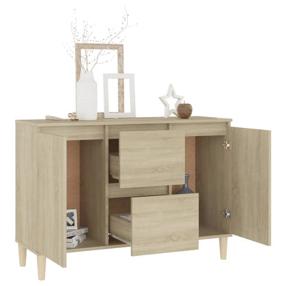 Sideboard Sonoma Oak 101x35x70 cm Engineered Wood