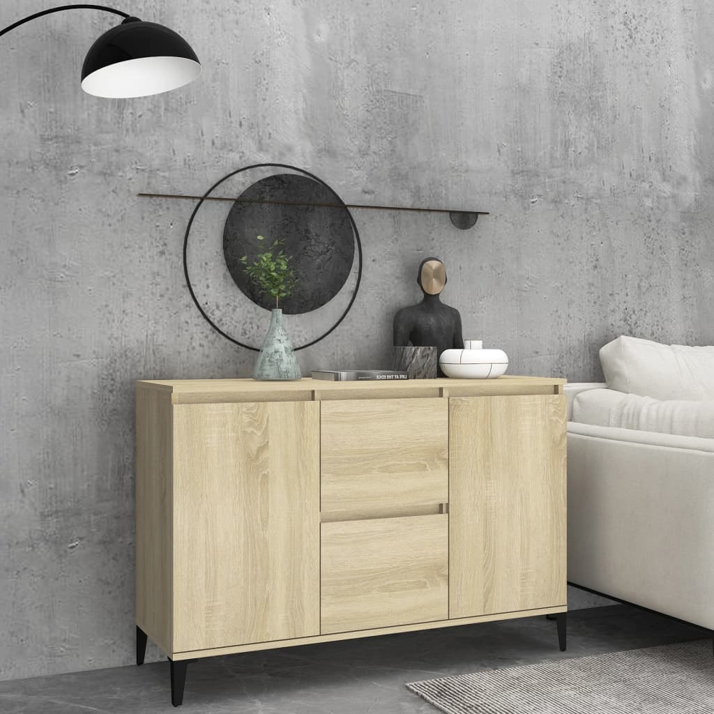 Sideboard Sonoma Oak 104x35x70 cm Engineered Wood