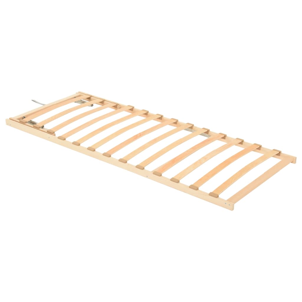 Slatted Bed without Mattress Base Adjustable Head 70x200cm