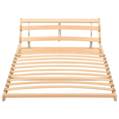 Slatted Bed without Mattress Base Adjustable Head 70x200cm