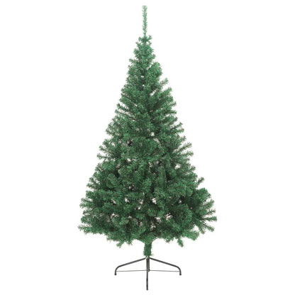 Artificial Half Christmas Tree with Stand Green 240 cm PVC