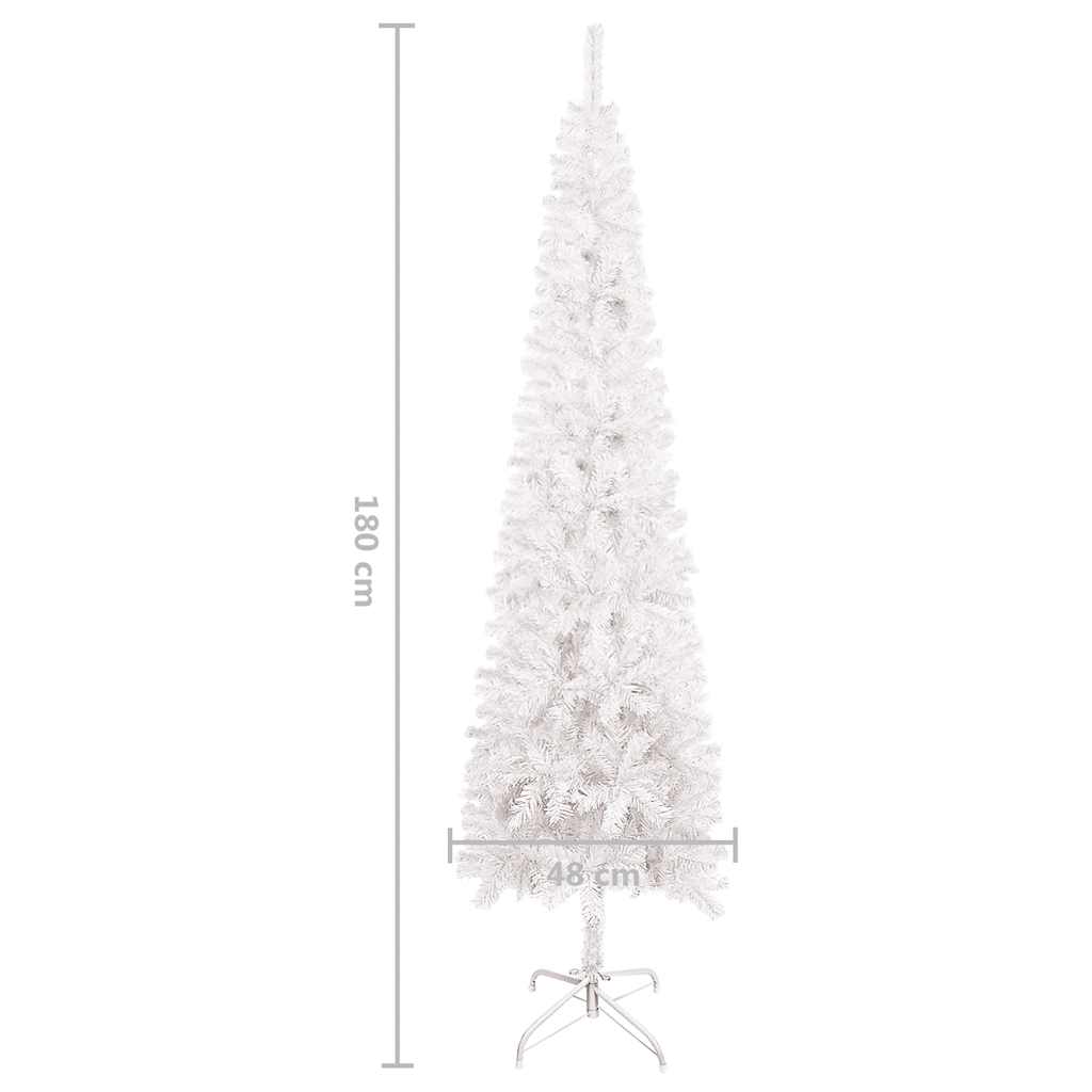 Slim Christmas Tree White 180 cm