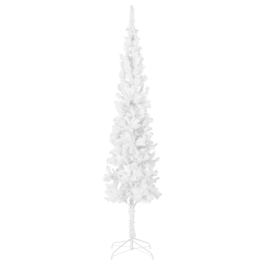 Slim Christmas Tree White 210 cm