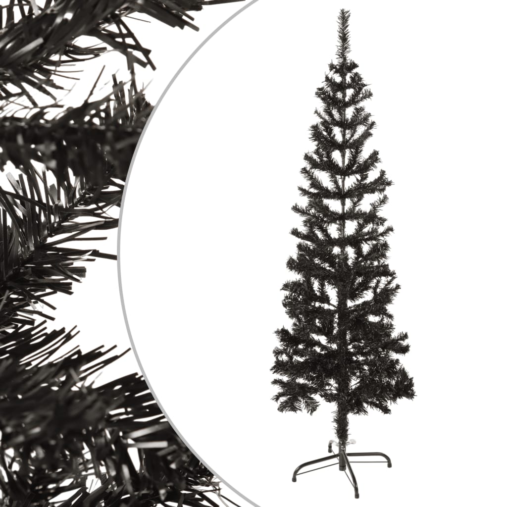 Slim Christmas Tree Black 150 cm