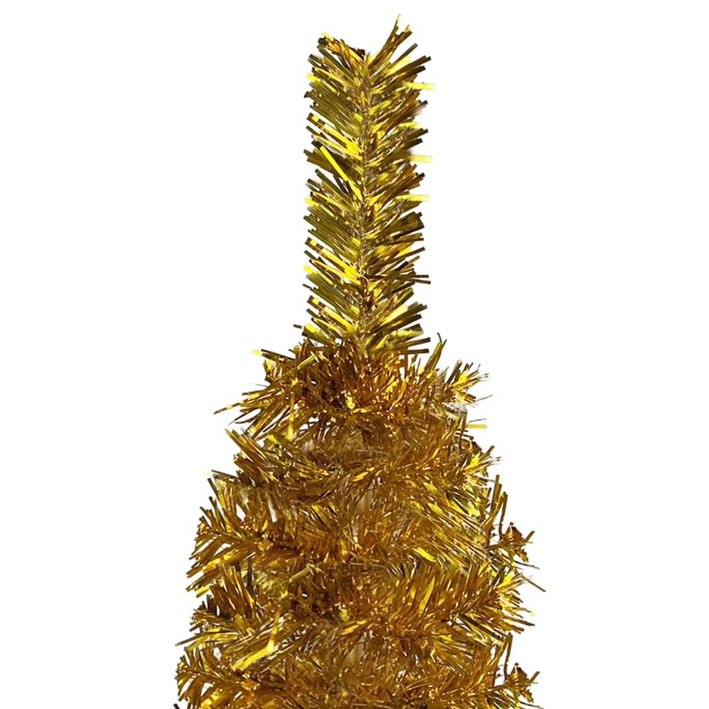 Slim Christmas Tree Gold 120 cm