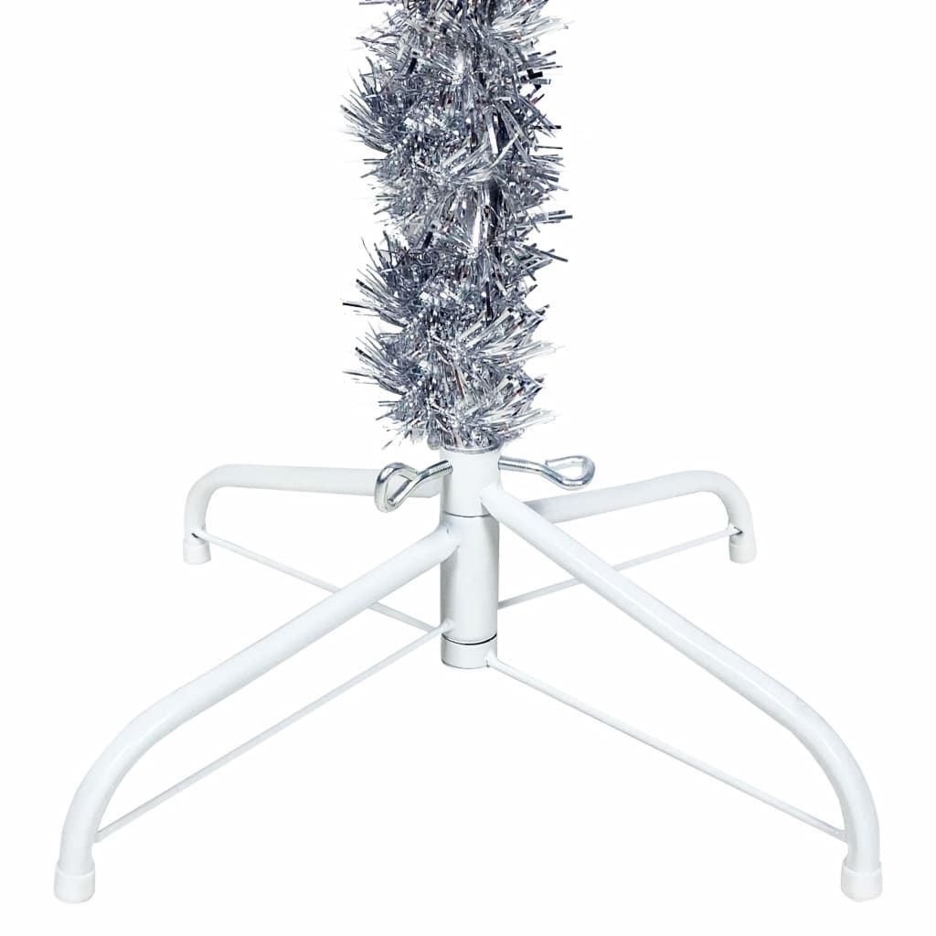 Slim Christmas Tree Silver 180 cm