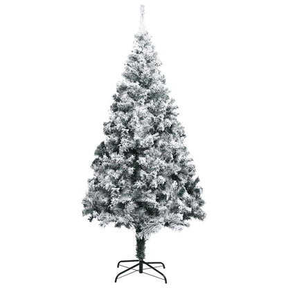 Artificial Christmas Tree with Flocked Snow Green 400cm PVC