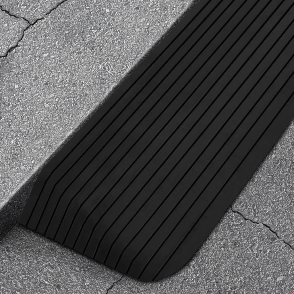 Threshold Ramps 2 pcs 110x41x5 cm Rubber