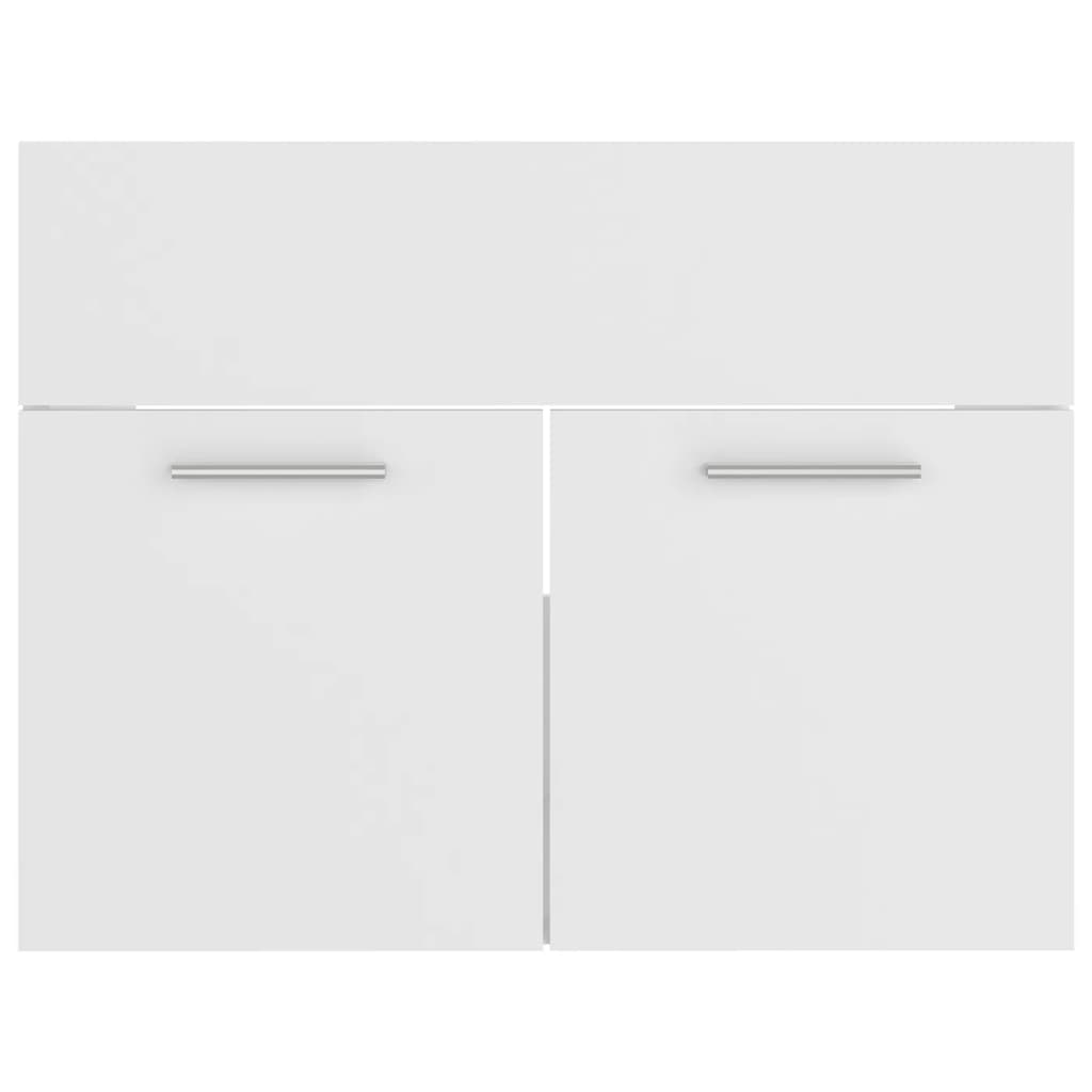 Bathroom Furniture Set White Engineered Wood