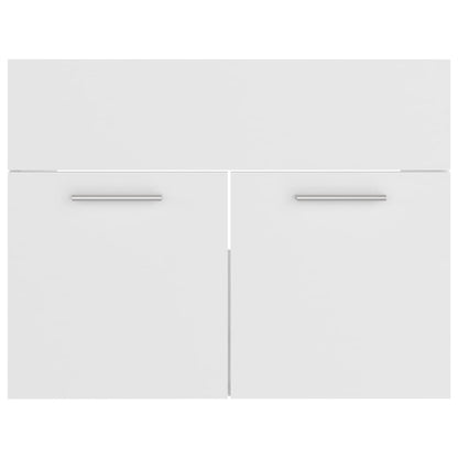 Bathroom Furniture Set White Engineered Wood