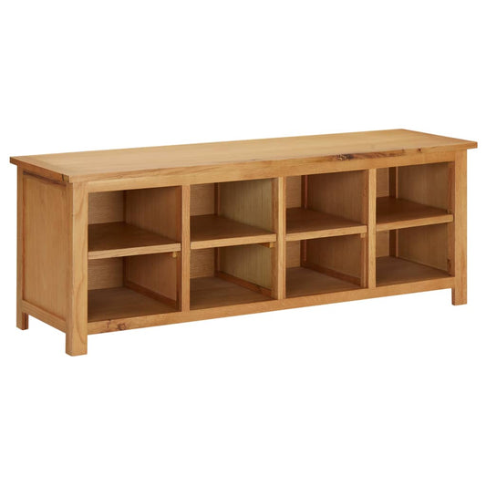 Shoe Rack 114x37x45 cm Solid Oak Wood