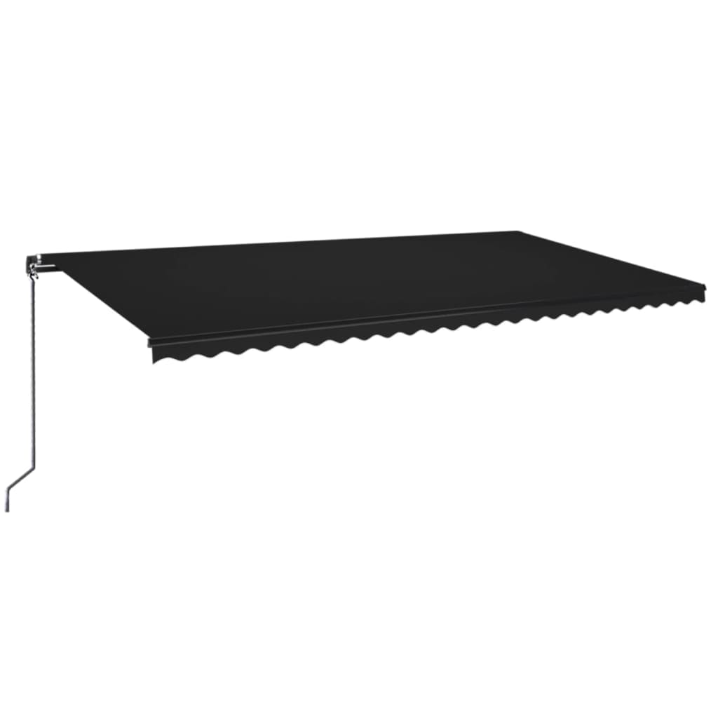 Manual Retractable Awning 600x350 cm Anthracite