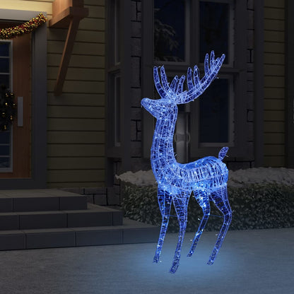 XXL Acrylic Christmas Reindeer 250 LED 180 cm Blue