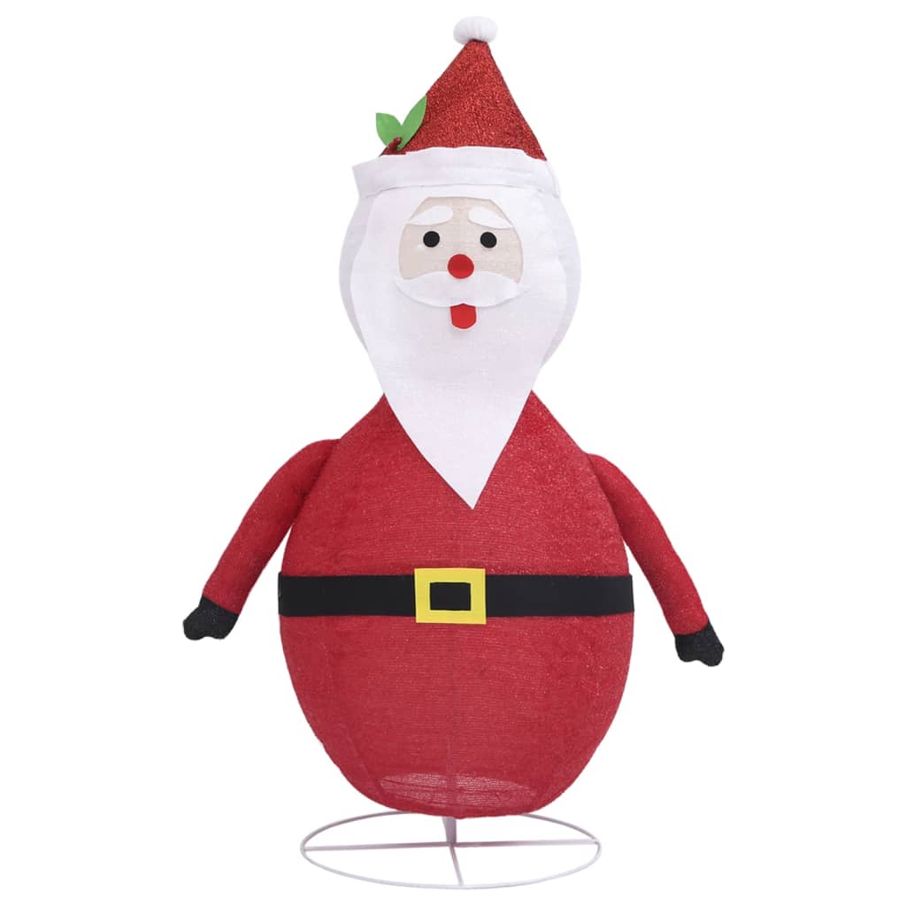 Decorative Christmas Santa Claus Figure LED Luxury Fabric 60cm