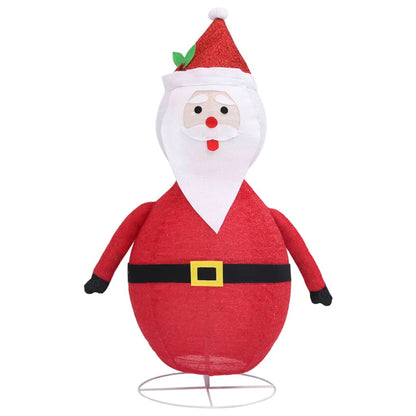 Decorative Christmas Santa Claus Figure LED Luxury Fabric 60cm