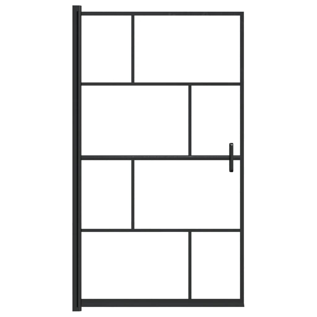 Shower Enclosure ESG 80x140 cm Black