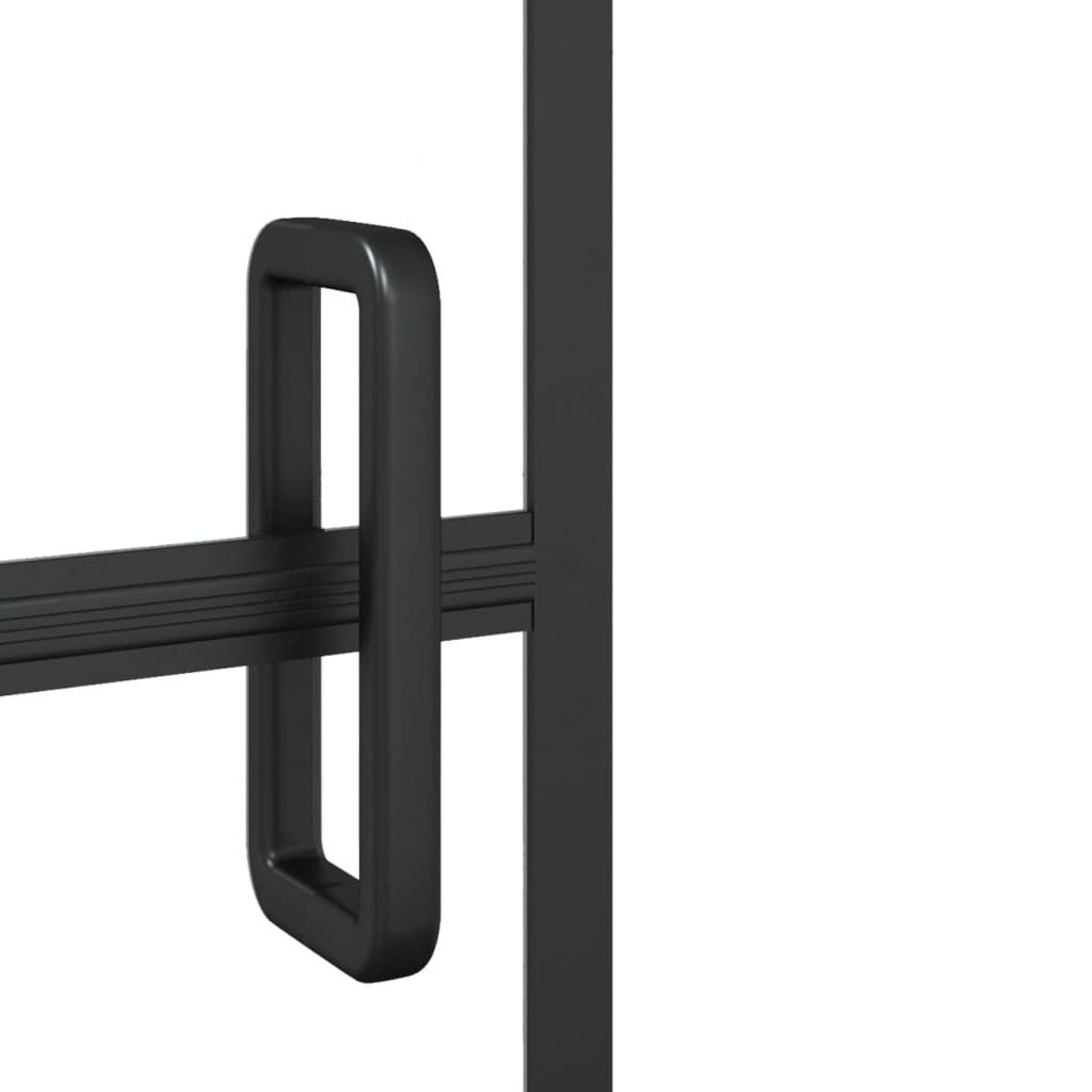 Shower Enclosure ESG 80x140 cm Black