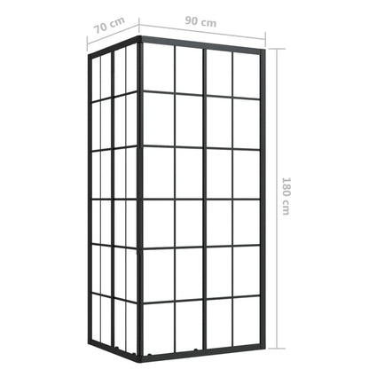 Shower Cabin ESG 90x70x180 cm