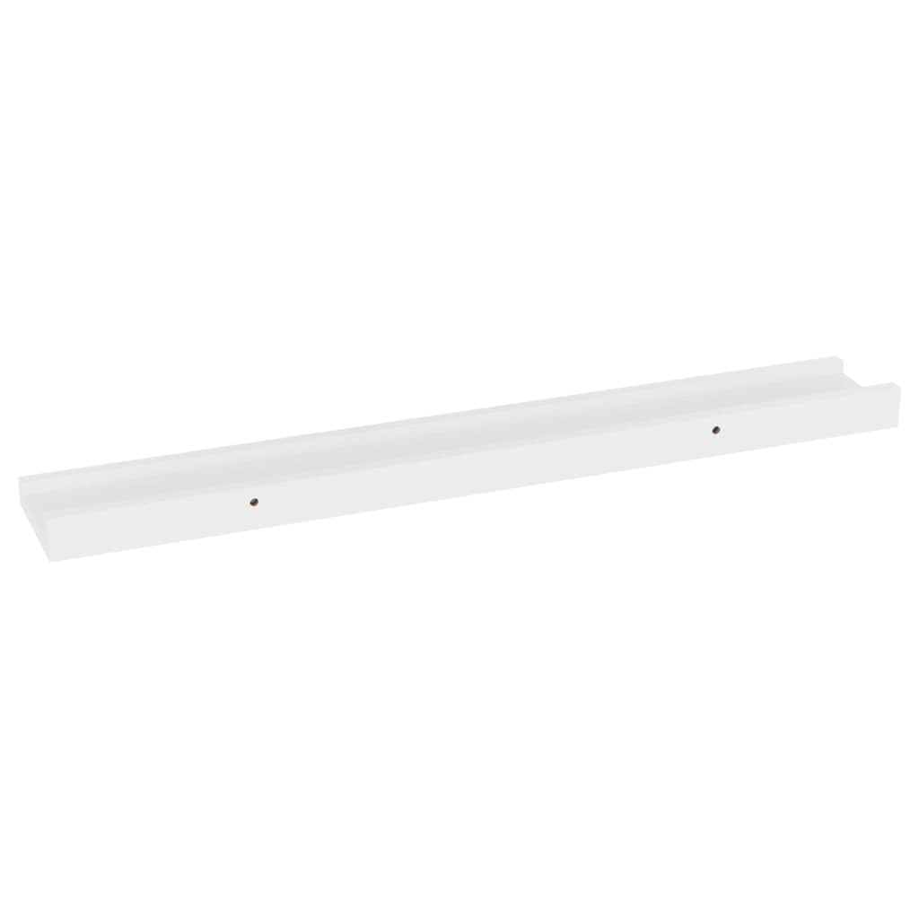 Wall Shelves 4 pcs White 60x9x3 cm