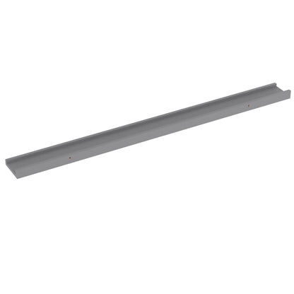 Wall Shelves 4 pcs Grey 100x9x3 cm