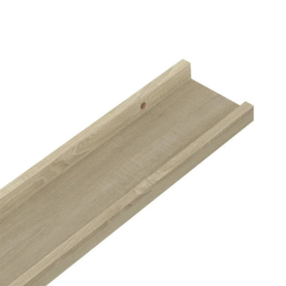 Wall Shelves 4 pcs Sonoma Oak 60x9x3 cm