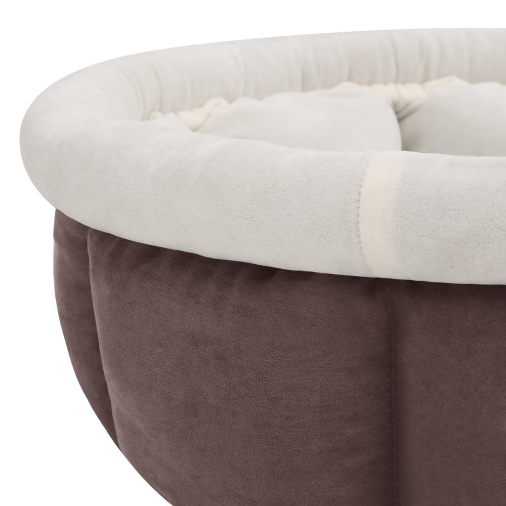 Dog Bed 59x59x24 cm Brown