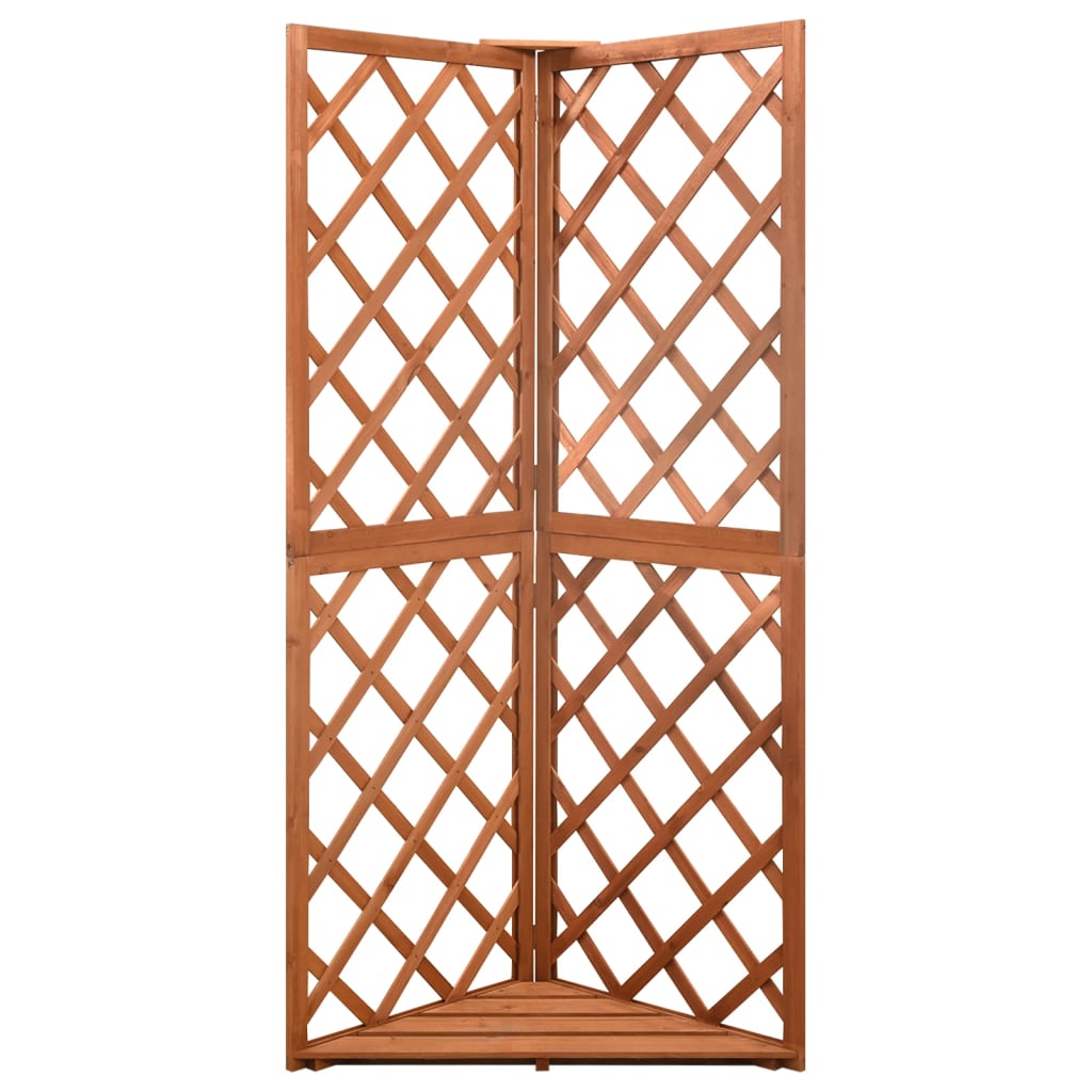 Corner Trellis 50x50x145 cm Solid Fir Wood