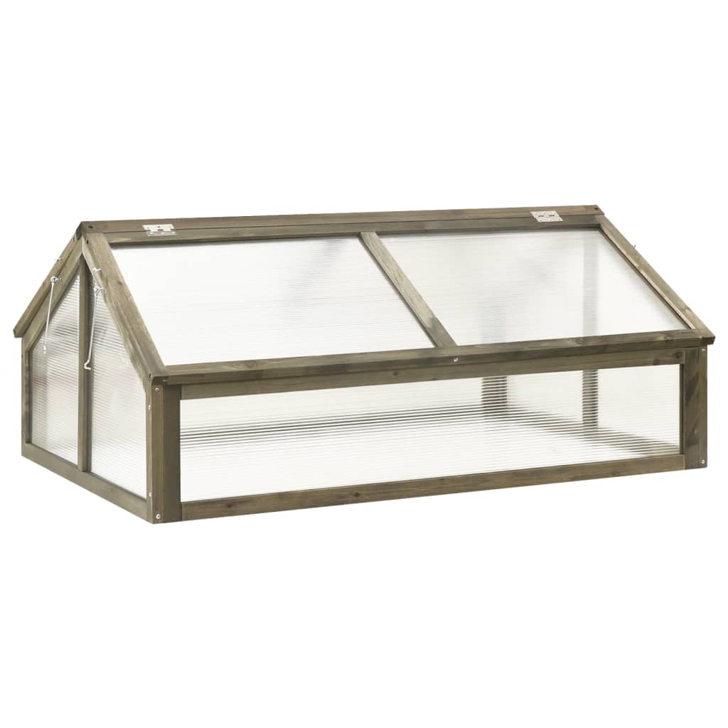 Greenhouse Grey 114x80x50 cm Firwood