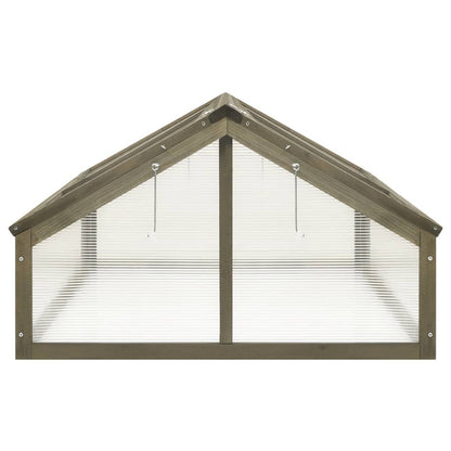 Greenhouse Grey 114x80x50 cm Firwood