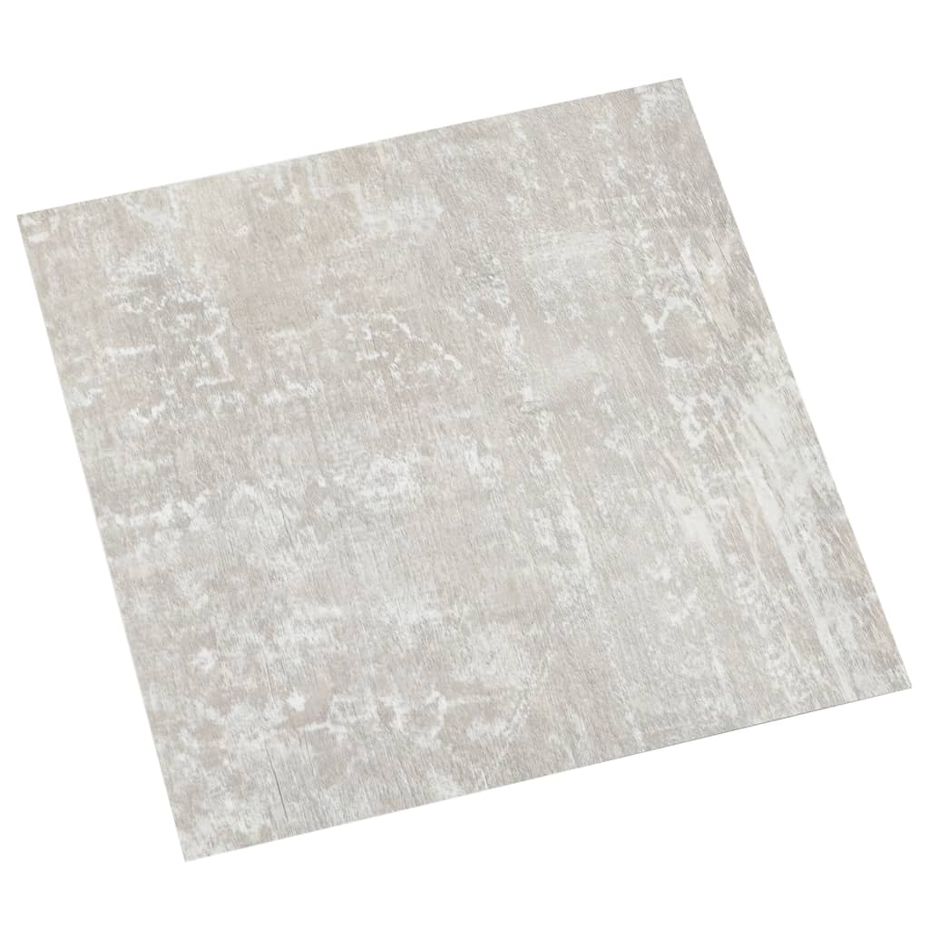 Self-adhesive Flooring Planks 20 pcs PVC 1.86 m² Light Grey