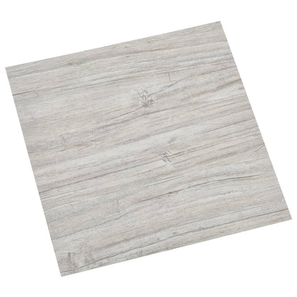 Self-adhesive Flooring Planks 20 pcs PVC 1.86 m² Light Grey