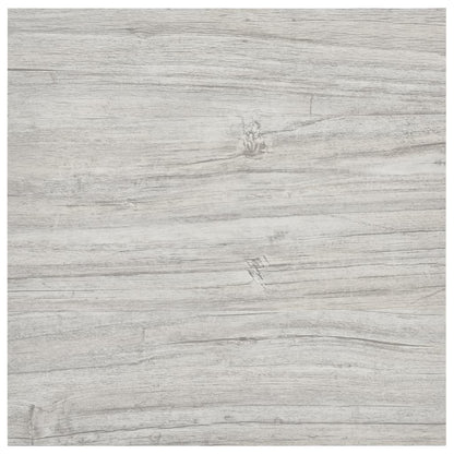 Self-adhesive Flooring Planks 20 pcs PVC 1.86 m² Light Grey